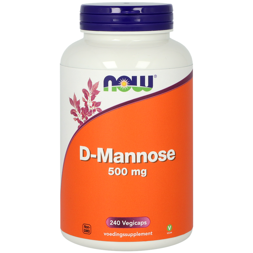 Now D-Mannose 500mg (240 vega capsules)