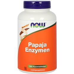 Now Papaja Enzymen (360 kauwtabletten)