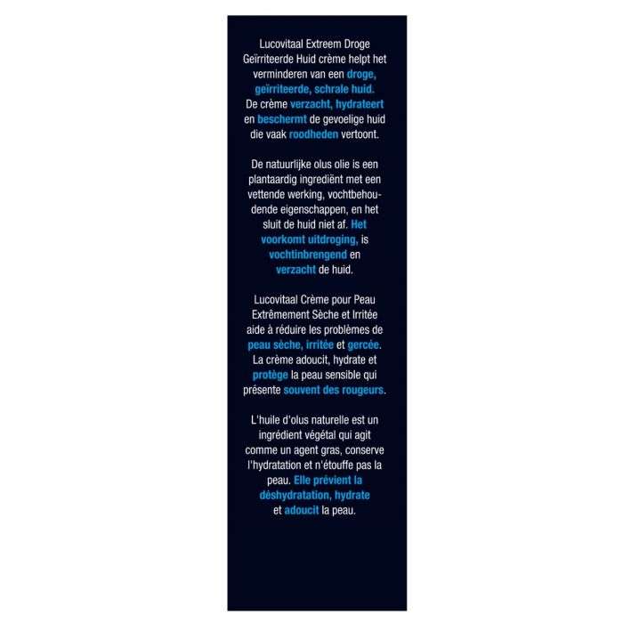 Lucovitaal Extreem Droge Geïrriteerde Huid Creme (50 ml) - image 3