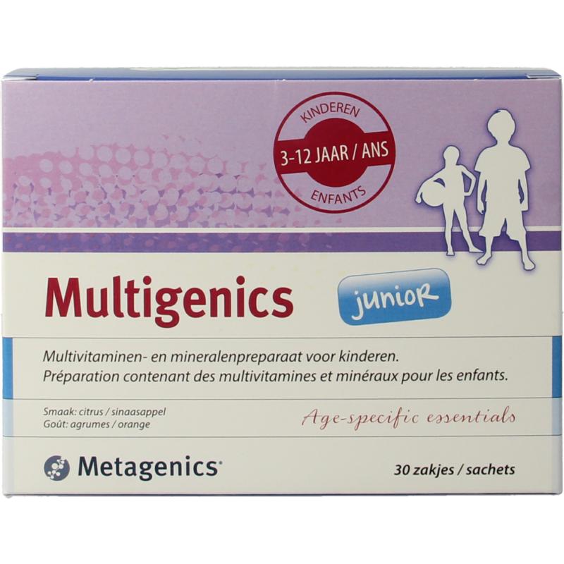 Metagenics MultiGenics Junior V3 NF (30 zakjes)