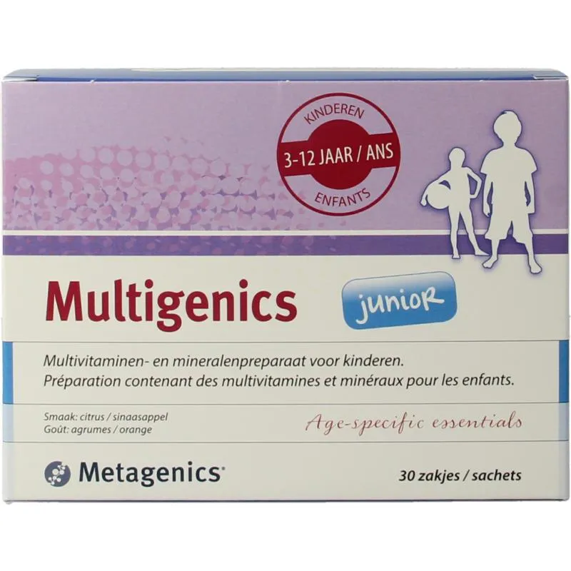 Metagenics MultiGenics Junior V3 NF (30 zakjes)