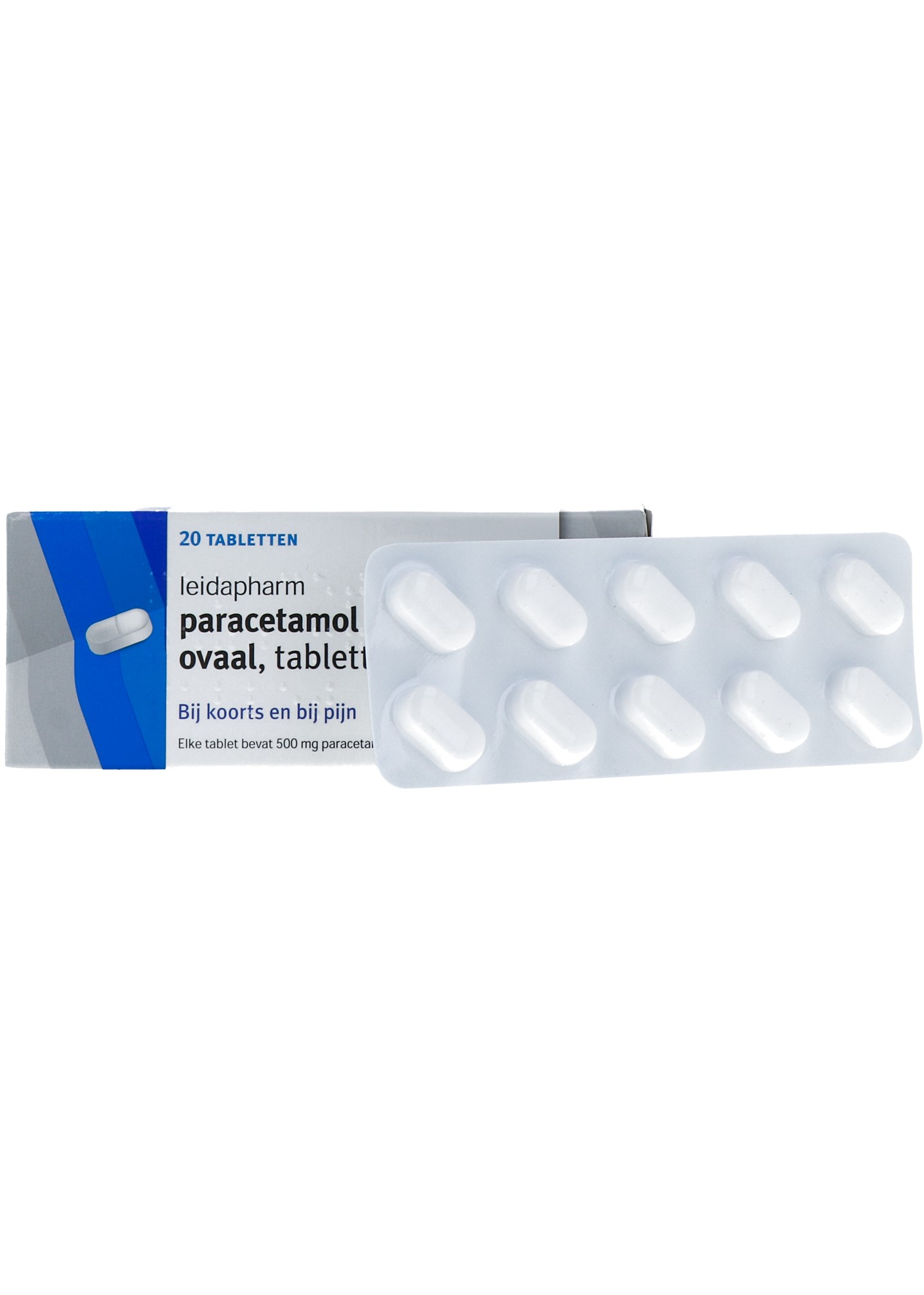 Leidapharm Paracetamol Ovaal 500mg (20 tabletten)