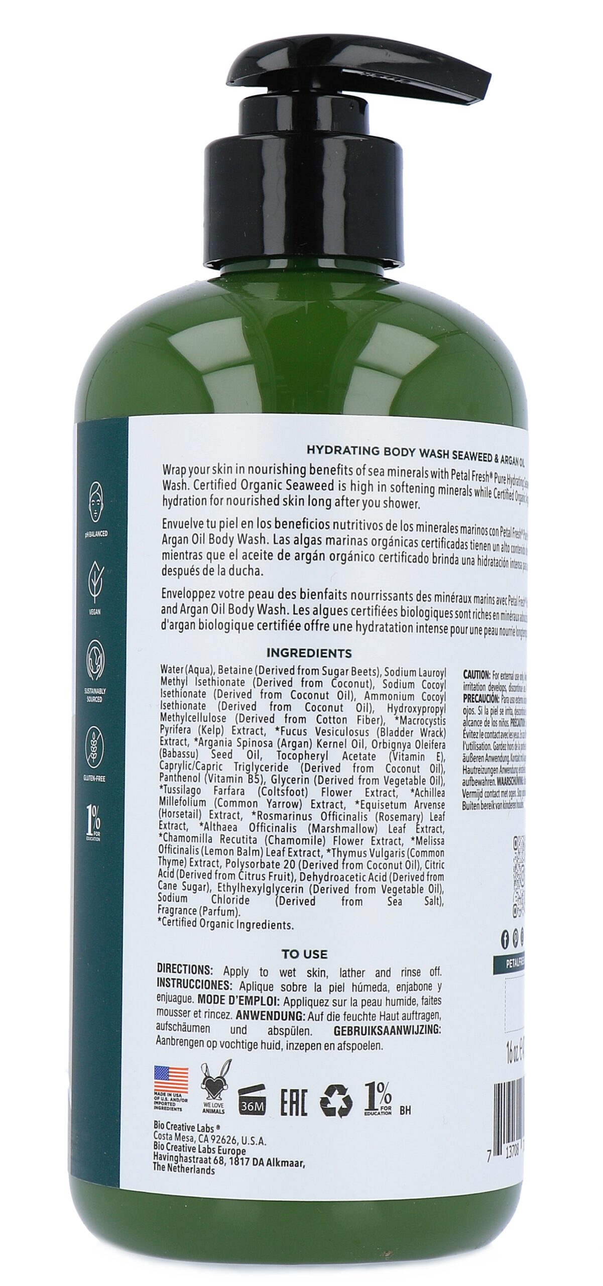 Petal Fresh Showergel Seaweed Arganoil (475 ml) - image 2