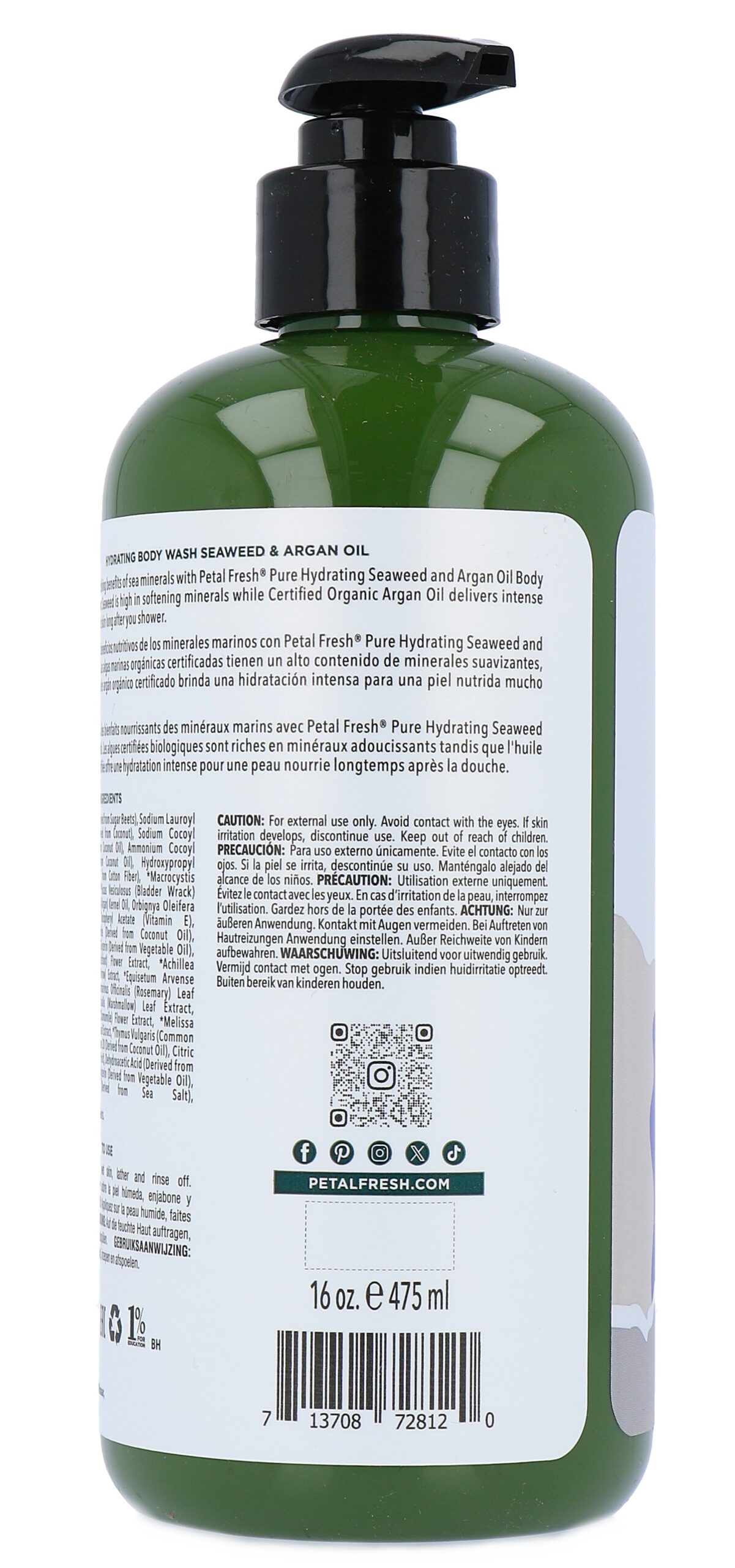 Petal Fresh Showergel Seaweed Arganoil (475 ml) - image 3