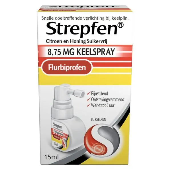 Strepfen Citroen & Honing 8,75mg (15 ml)