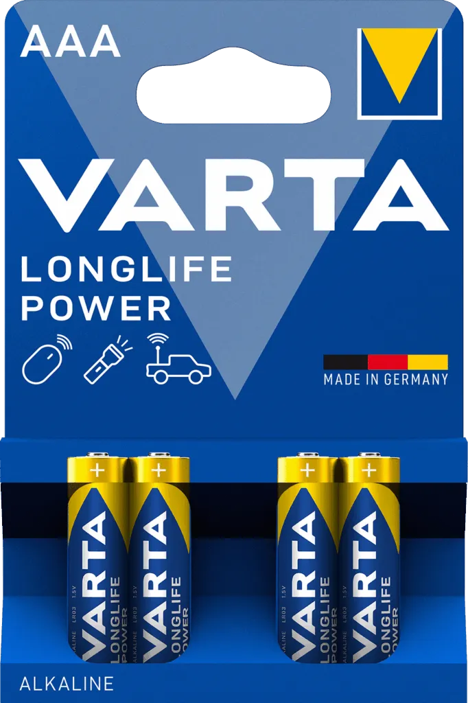 Varta Longlife Aaa (4 stuks)