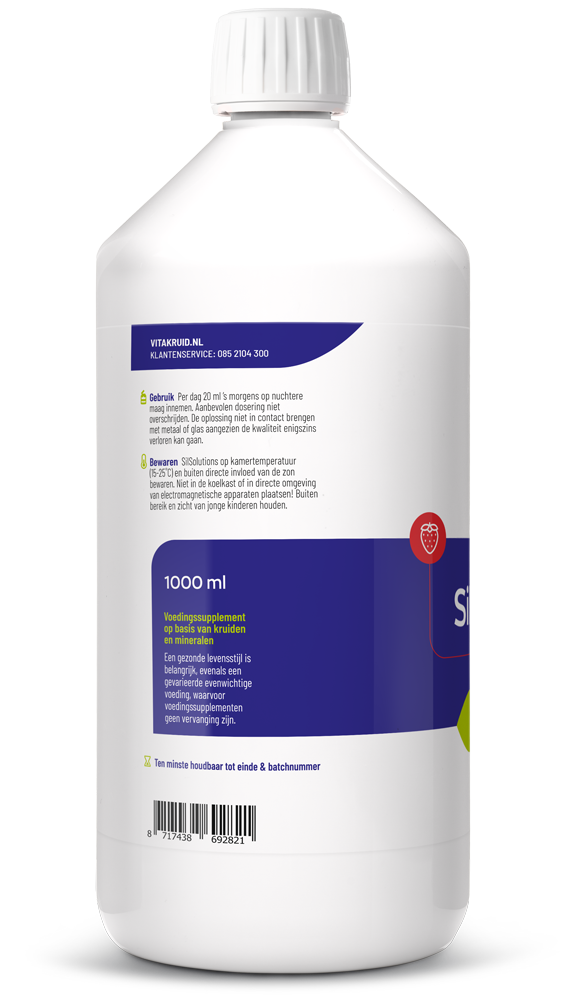 Vitakruid Silsolutions 1000 - Aardbei (1000 ml)