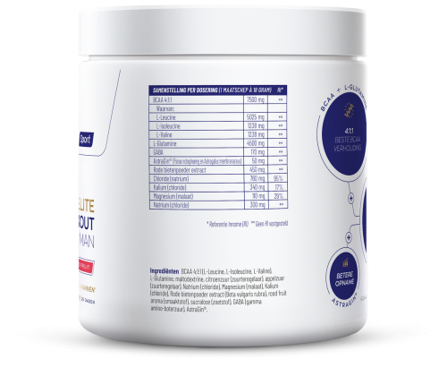 Vitakruid Elite Post Workout Man Bcaa 4:1:1 & Elektrolyten (360 gr) - image 2