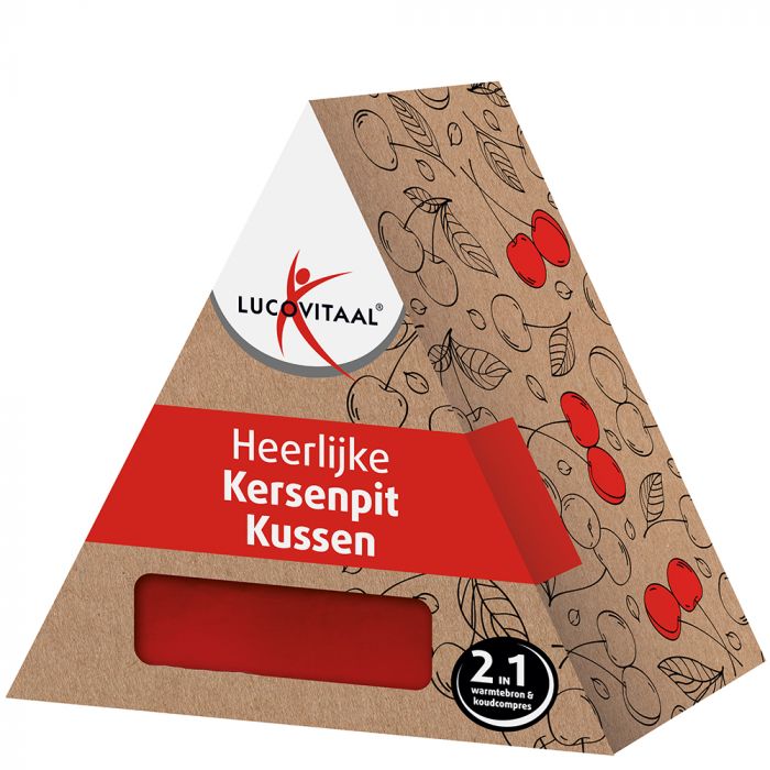 Lucovitaal Kersenpit Kussen Langwerpig (1 stuk)