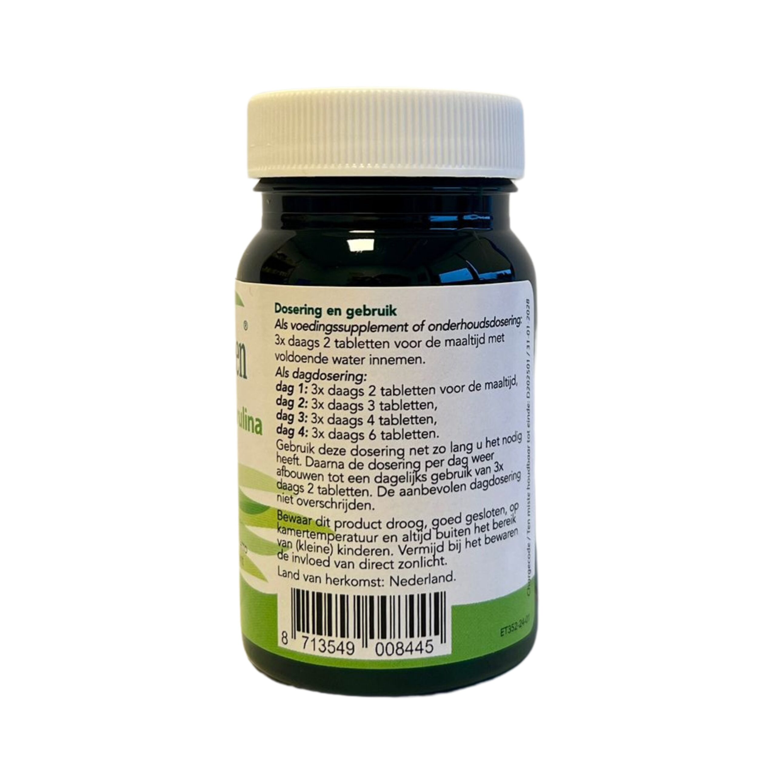 Bloem Chlorella & Spriulina Vitalgreen (200 tabletten)