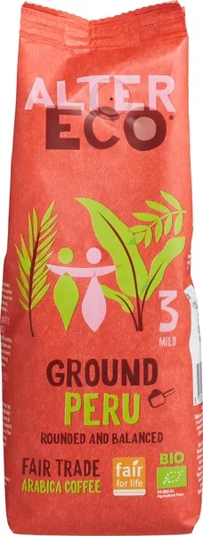 Alter Eco Koffie Gemalen Peru (250 gr)