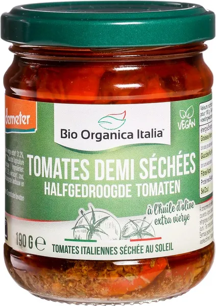 Bio Organica Italia Tomaten Halfgedroogd In Olie (190 gr)