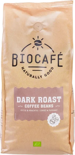 Biocafé Koffiebonen Dark Roast (1000 gr)