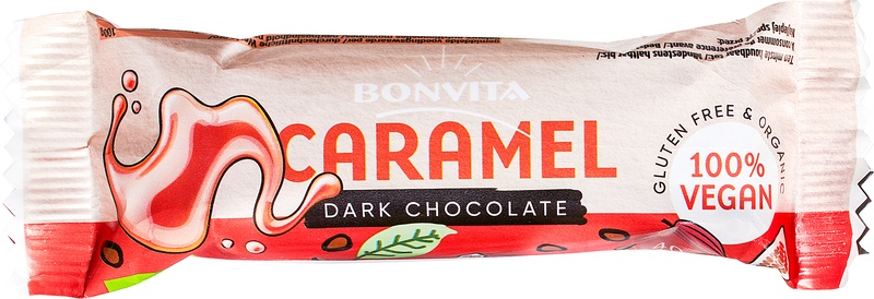 Bonvita Chocolate-Bar Dark Caramel (40 gr)