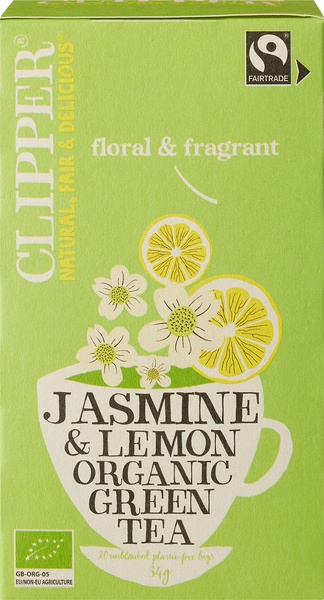 Clipper Groenethee Jasmine & Lemon (20 zakjes)