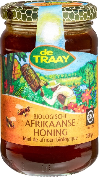 De Traay Afrikaanse-Honing  Bio (350 gr)
