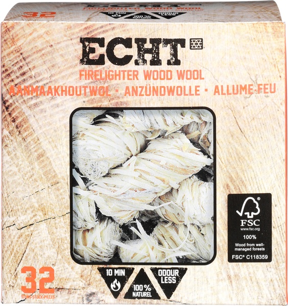 Echt Aanmaakkrullen (32 stuks)