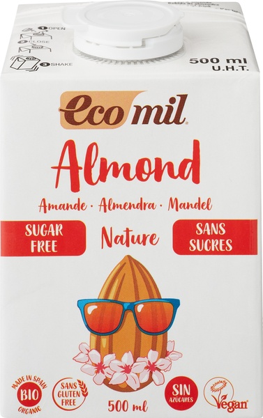 Ecomil Almonddrink Suikervrij (500 ml)
