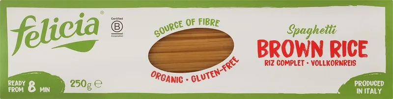 Felicia Spaghetti Bruine Rijst Glutenvrij (250 gr)