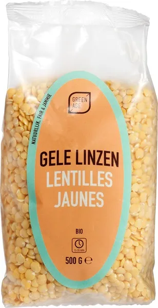 GreenAge Gele-Linzen (500 gr)