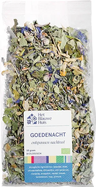 Het Blauwe Huis Goedenacht-Thee Los (55 gr)