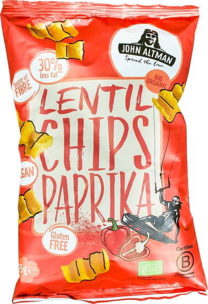 John Altman Linzenchips Paprika (75 gr)