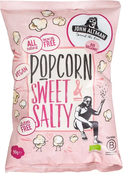 John Altman Popcorn Sweet And Salty (90 gr)