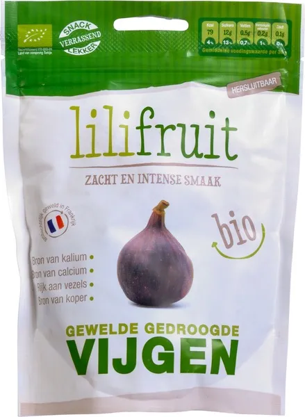 Lilifruit Vijgen Geweld En Gedroogd (150 gr)