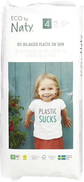 Naty Luiers Maat 4 Maxi 7-18 Kg Economy Pack (44 stuks)