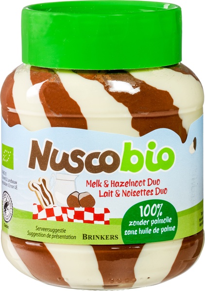 Nuscobio Hazelnootpasta Duo (400 gr)