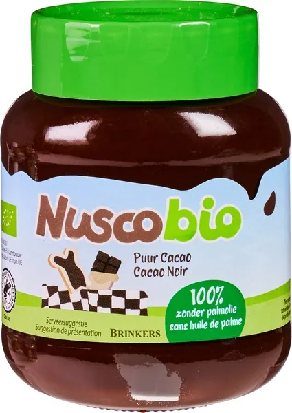 Nuscobio Chocoladepasta Puur (400 gr)