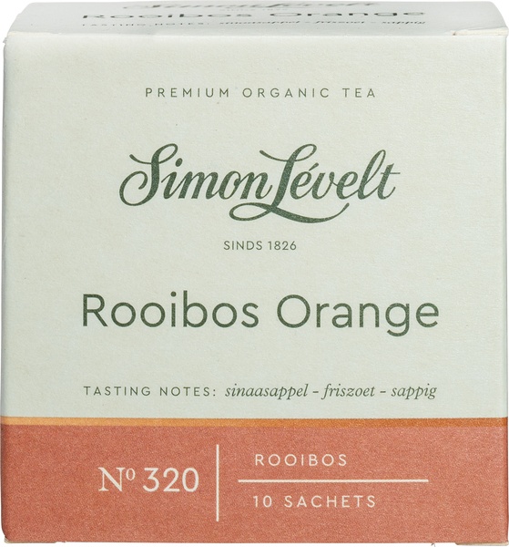 Simon Levelt Rooibosthee Premium Orange (10 zakjes)