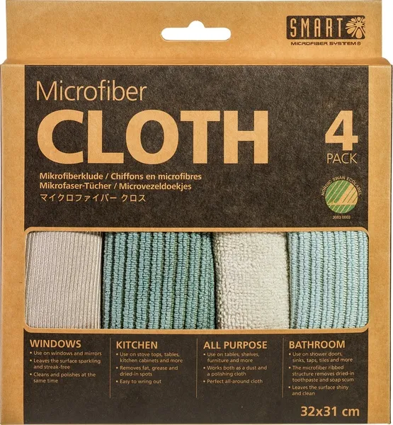 Smart Schoonmaakdoekjes Microvezel (4 stuks)