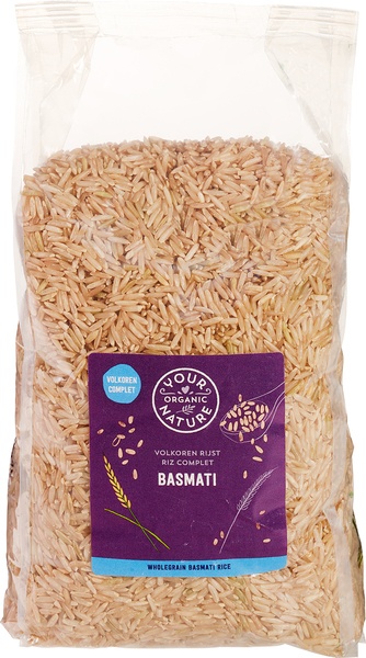 Your Organic Nature Basmatirijst Volkoren (800 gr)