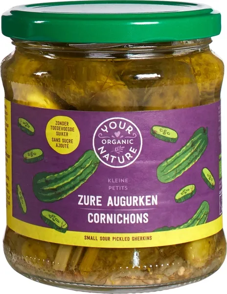 Your Organic Nature Augurken Zuur (330 gr)