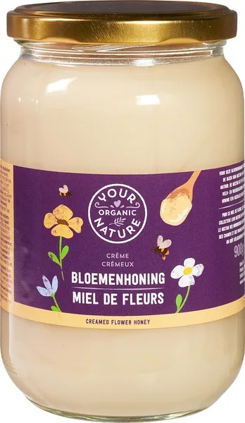 Your Organic Nature Bloemenhoning Creme (900 gr)