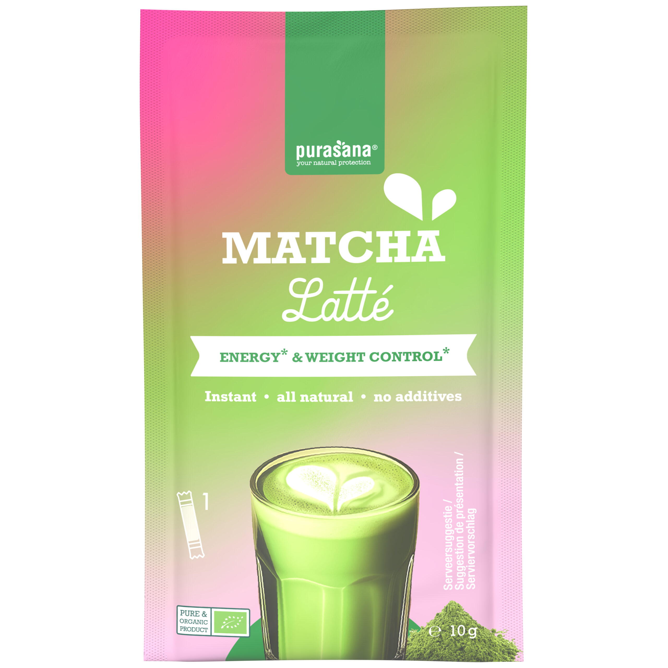 Purasana Matcha Latté Bio (6 x 10 gr) - image 6