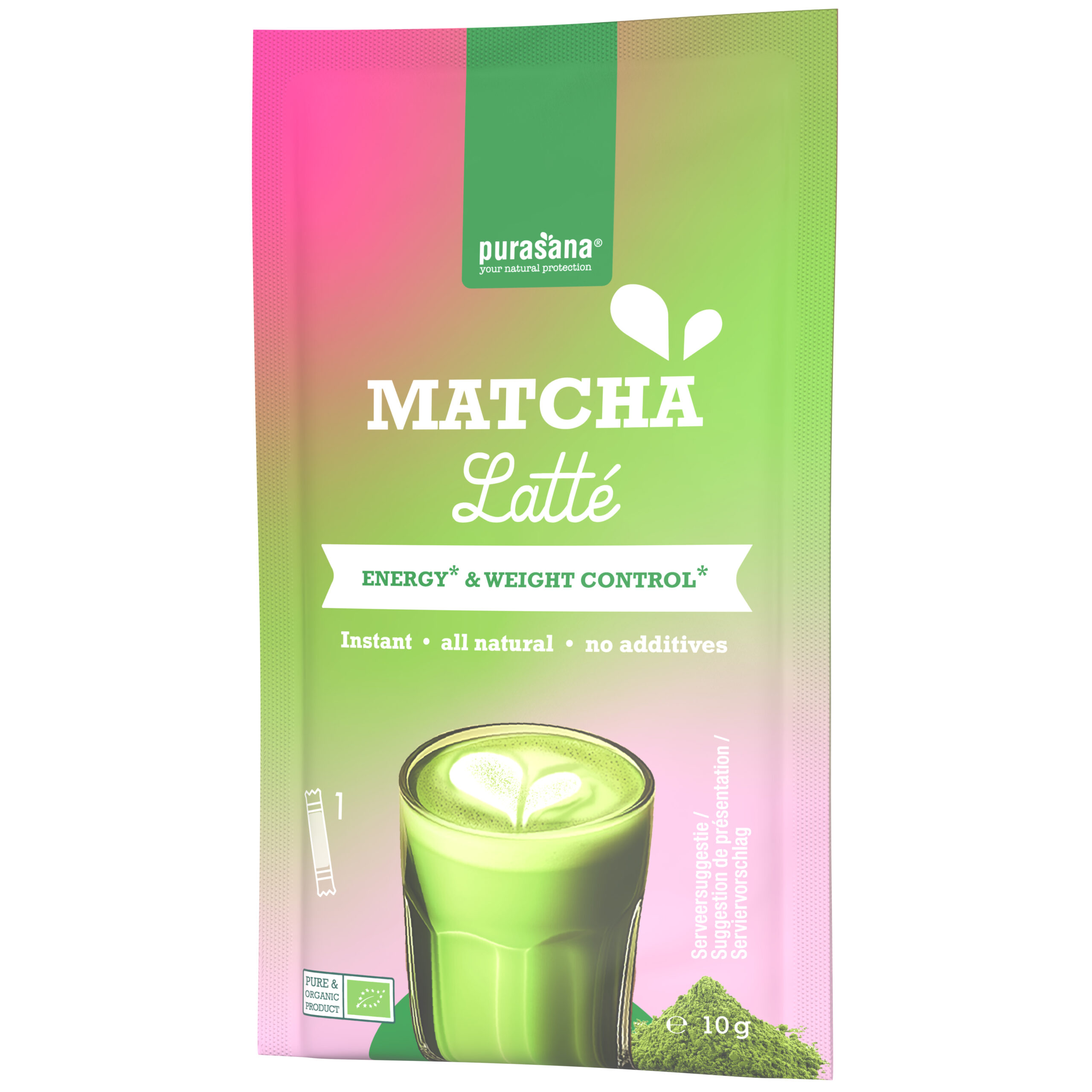 Purasana Matcha Latté Bio (6 x 10 gr) - image 7