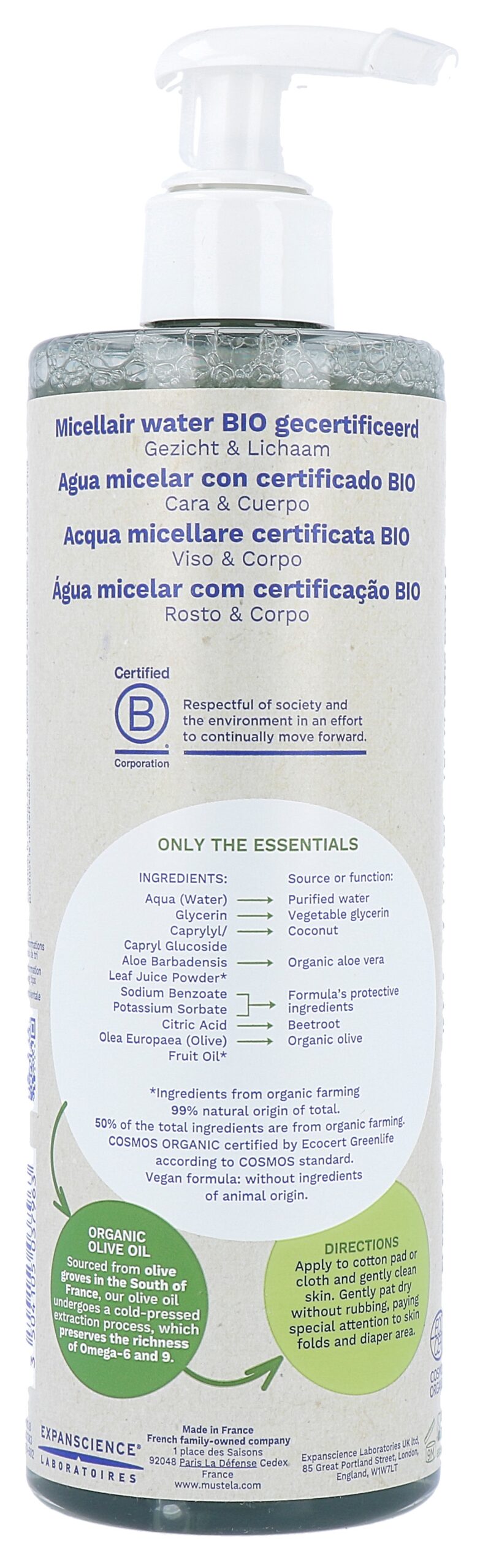 Mustela Bio Micellair Water (400 ml)