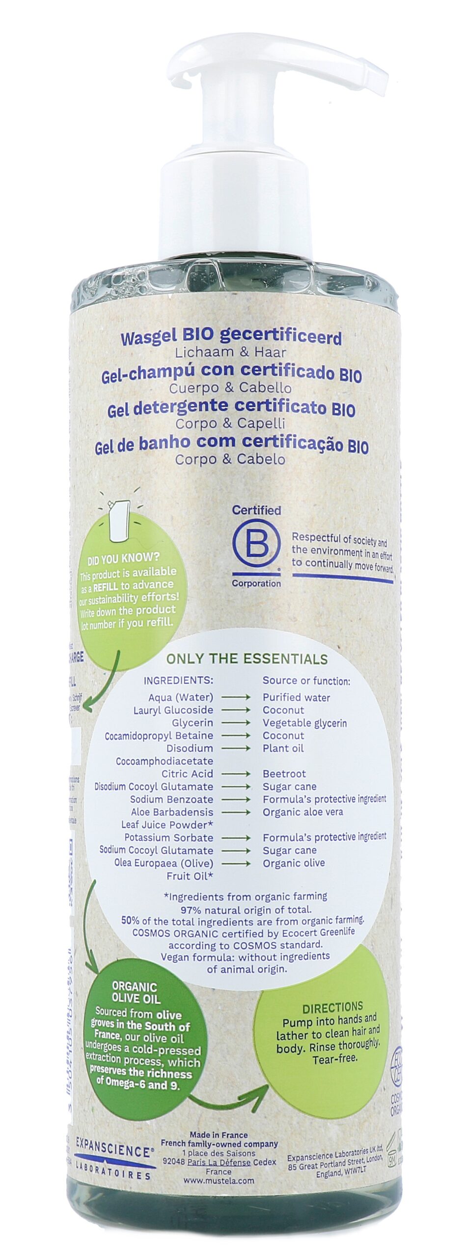 Mustela Bio Wasgel (400 ml) - image 2