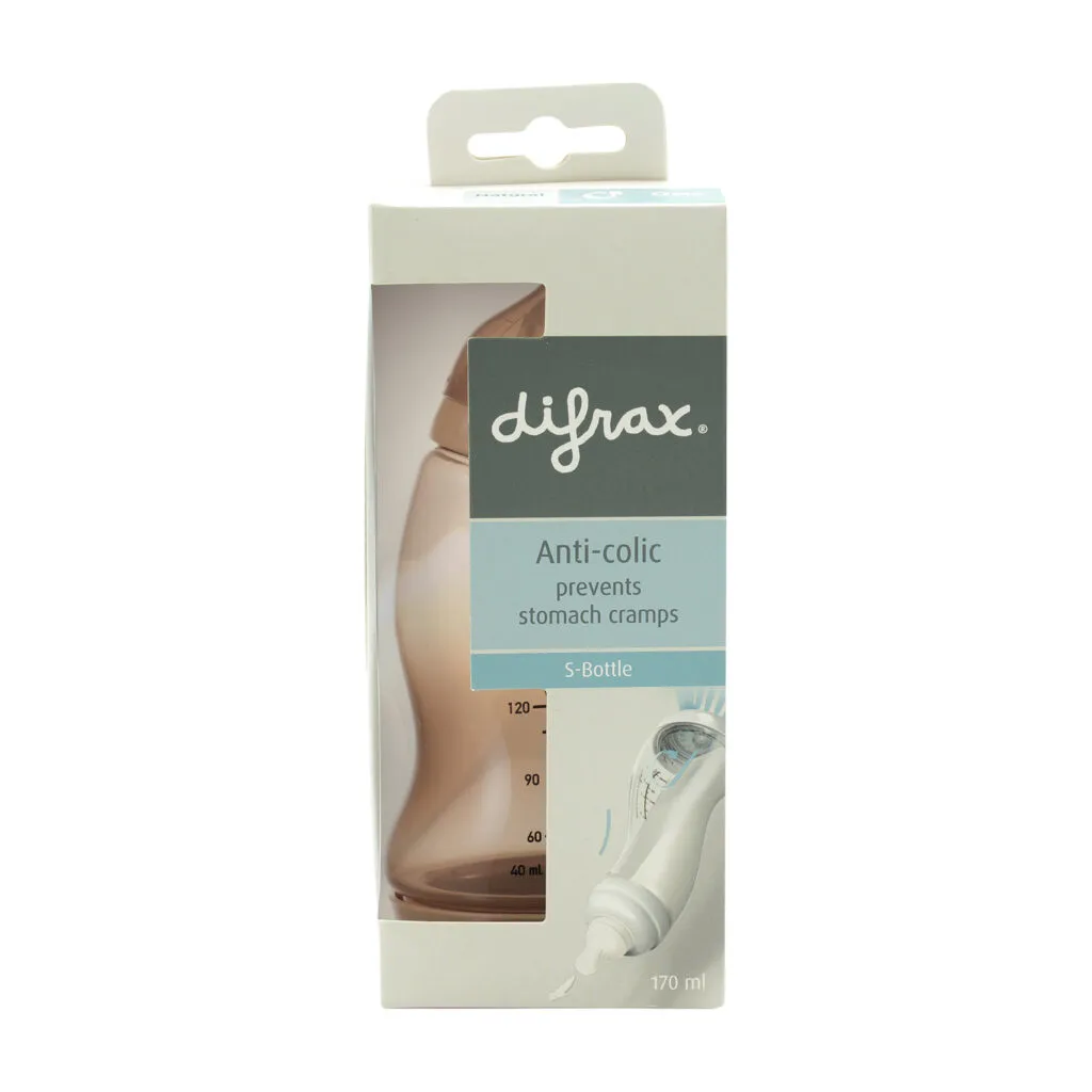 Difrax Fles S Klein Caramel (1 stuk)