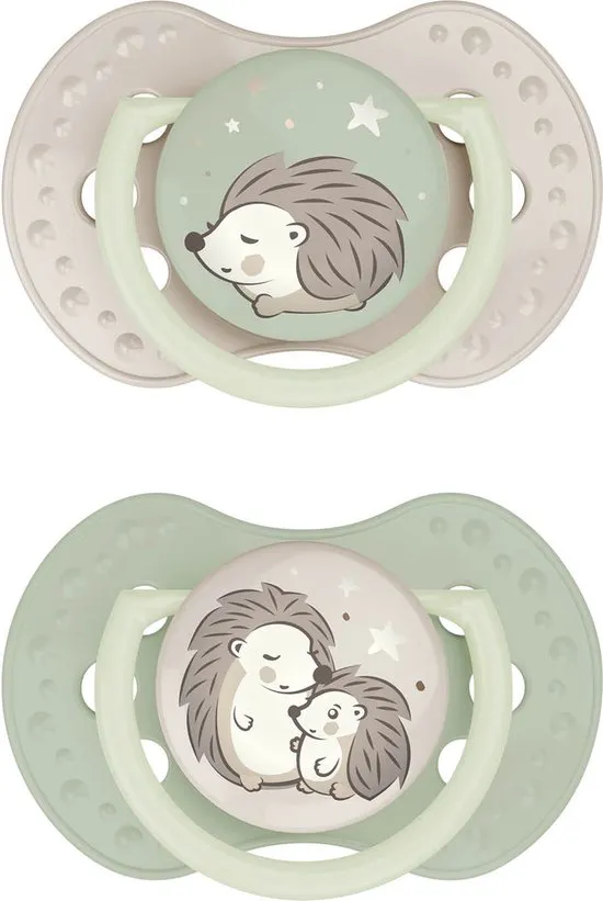 Difrax Lovi Fopspeen 18 maand Uni (2 stuk)