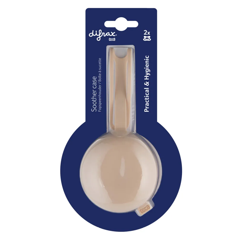 Difrax Lovi Fopspeenhouder Nude (1 stuk)