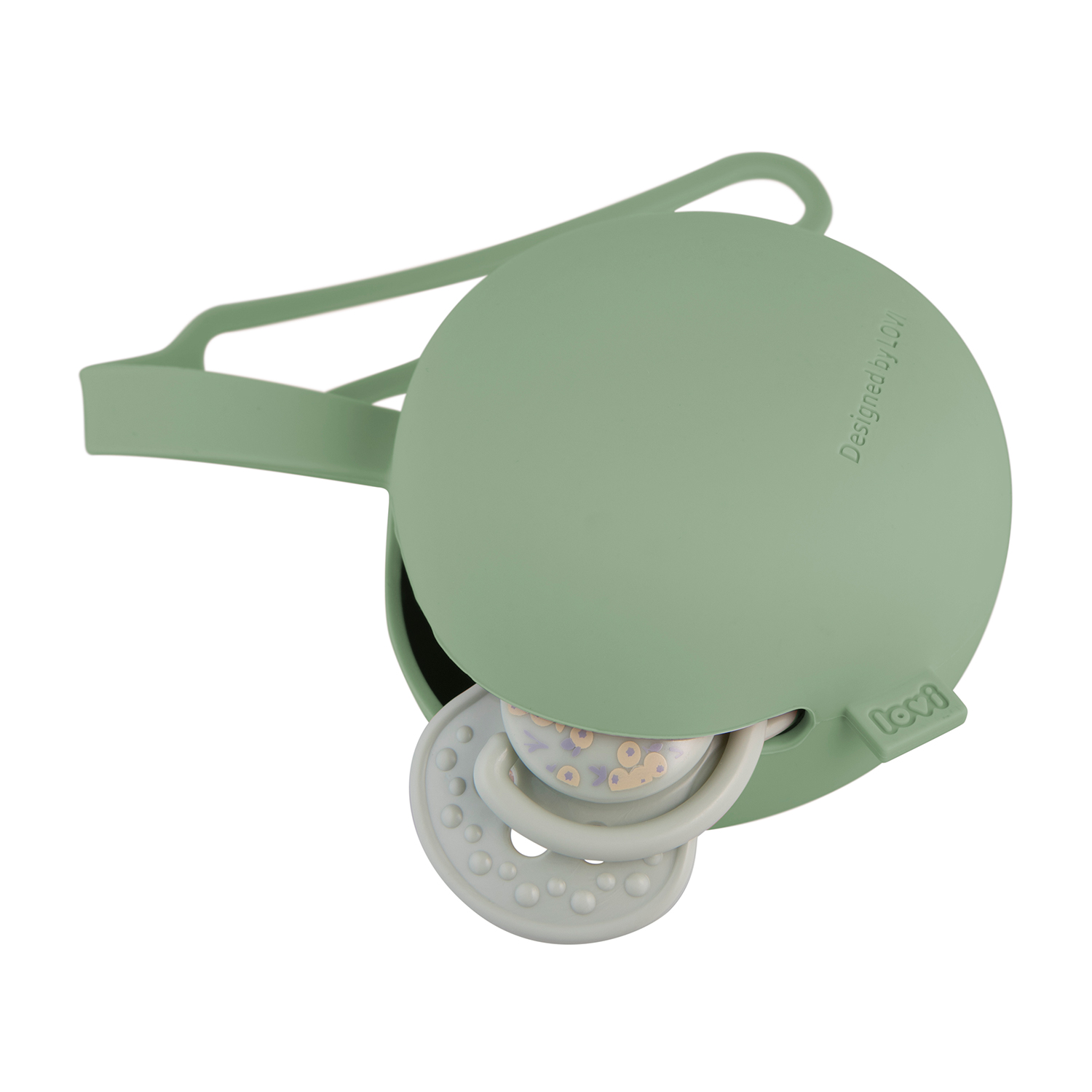 Difrax Lovi Fopspeenhouder Pistachio (1 stuk)