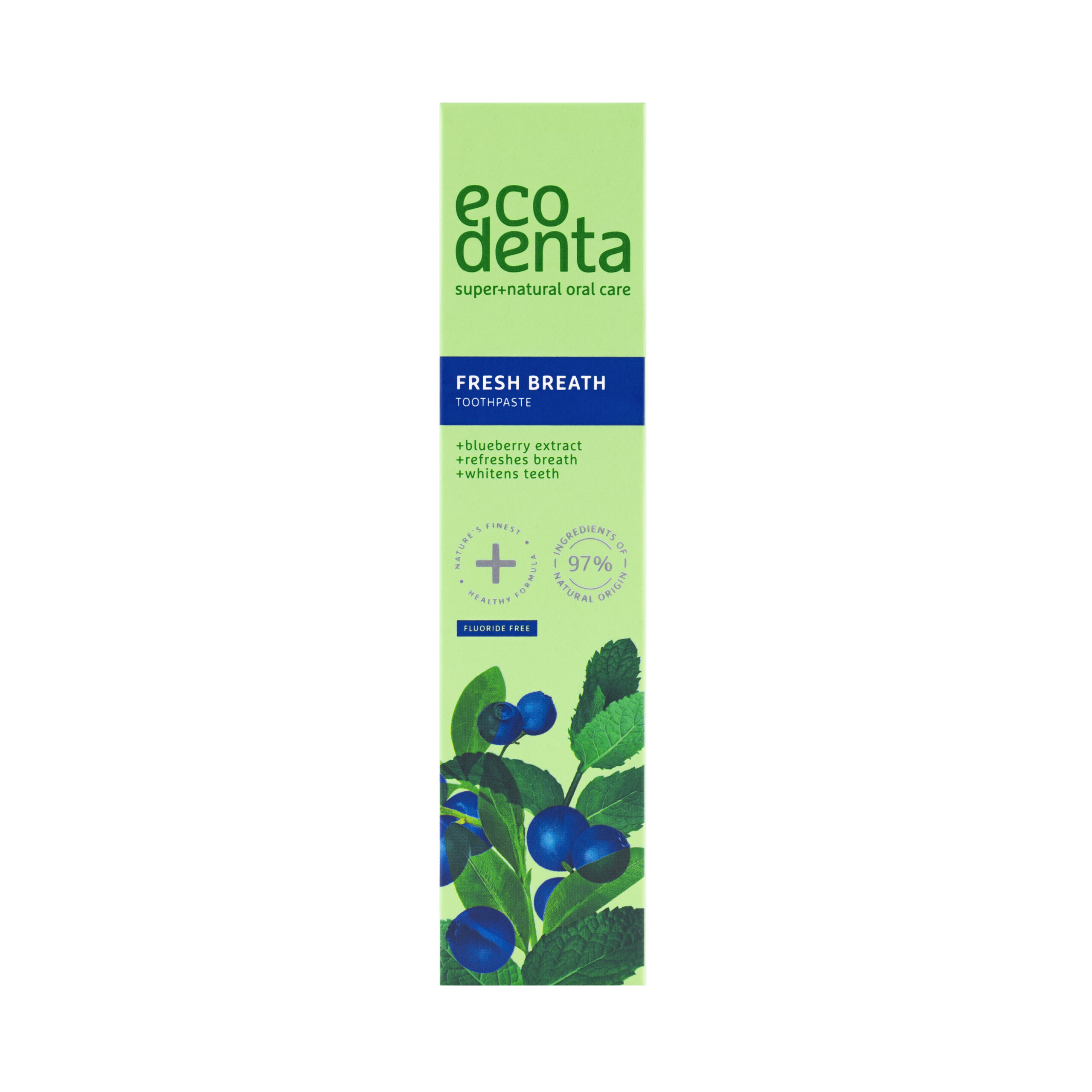 Ecodenta Tandpasta Fresh Breath Blueberry Extract (100 ml)