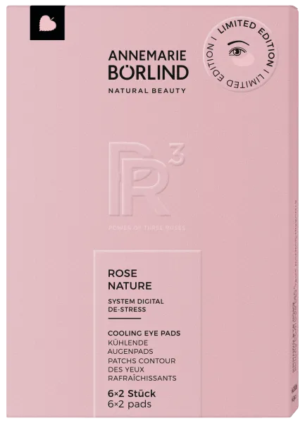 ANNEMARIE BÖRLIND Rose Nature Eye Pads (6x2 stuks)