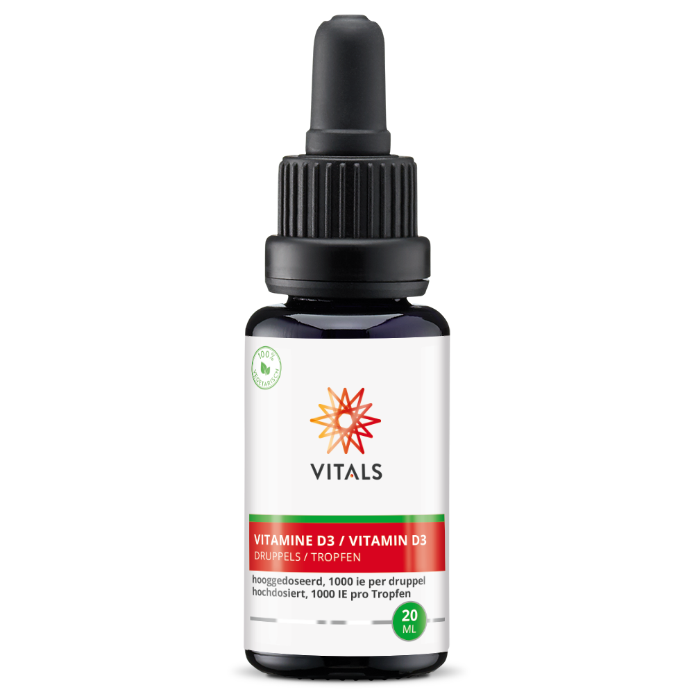 Vitals Vitamine D3 Druppels 1000 IE (20 ml) - image 2