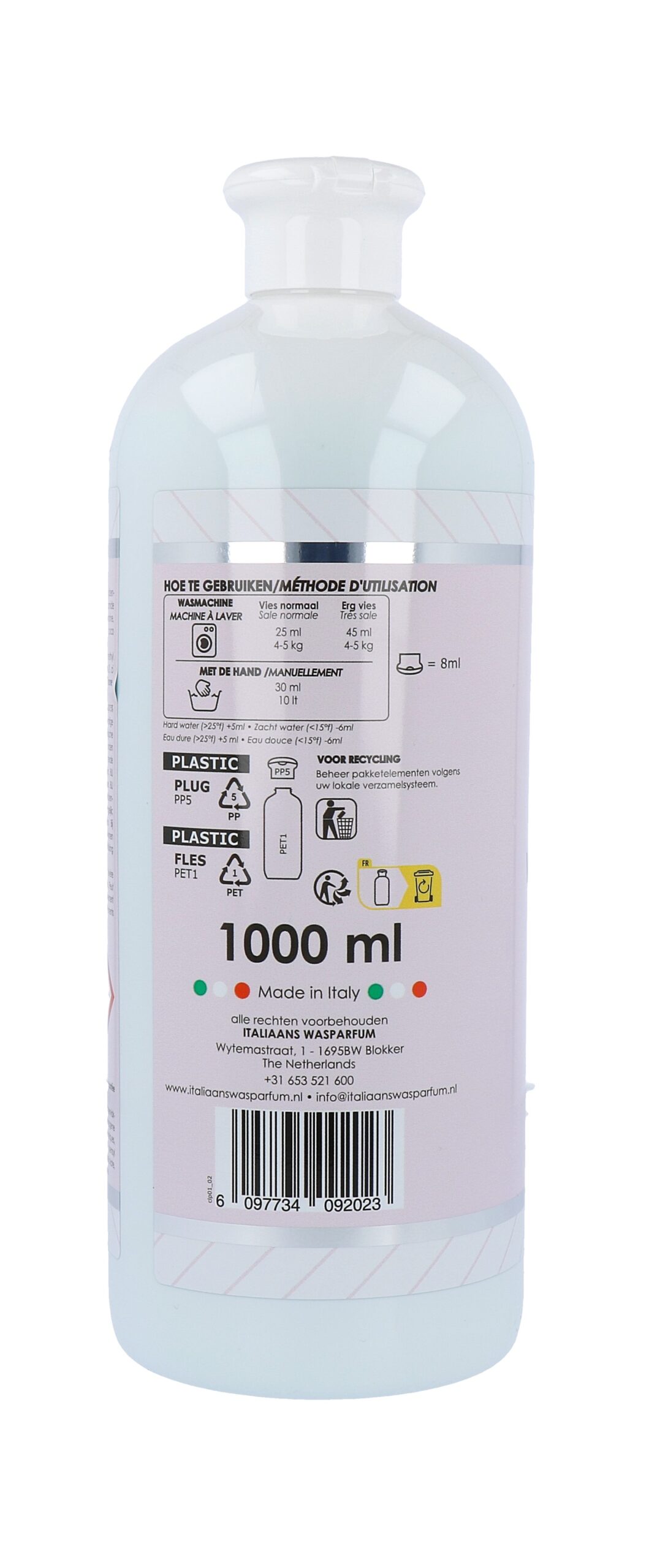 B&B Italiaans Wasmiddel Witte Musk (1000 ml) - image 2