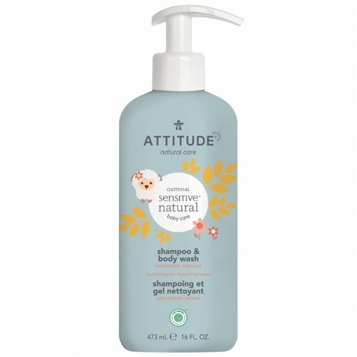 Attitude Baby Care Shampoo & Body Wash (473 ml)