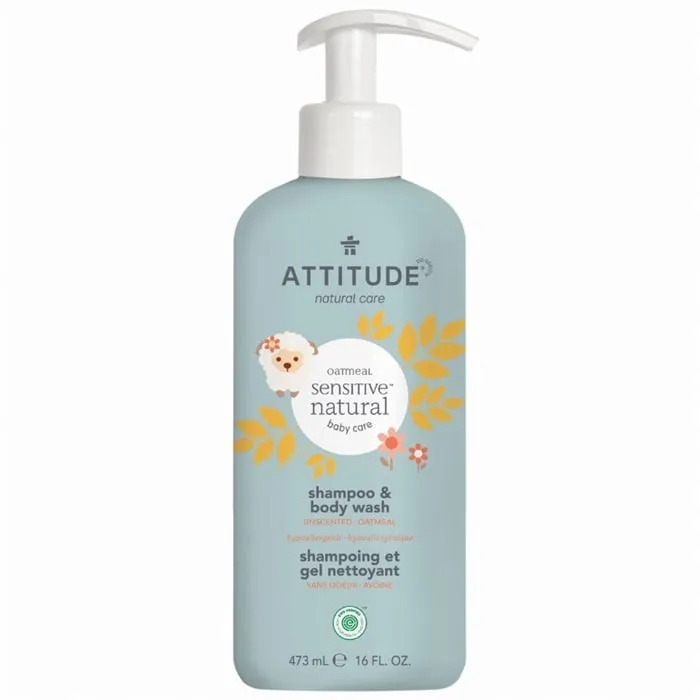 Attitude Baby Care Shampoo & Body Wash (473 ml)